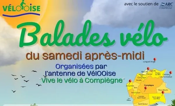 Balade à vélo au départ de Compiègne