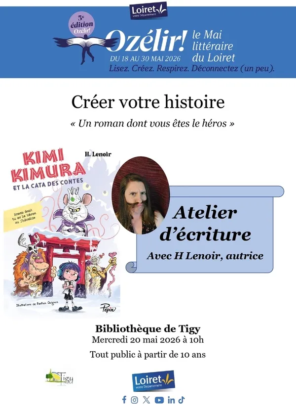 Un atelier d'écriture avec H Lenoir, autrice