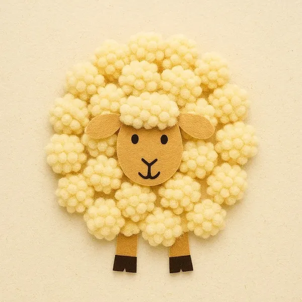 « MON MOUTON EN POMPONS » – atelier créatif enfant [Archives St-Gaudens]