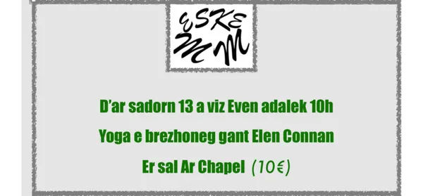13/06 - Yoga en breton avec Elen Conan à Ploumoguer