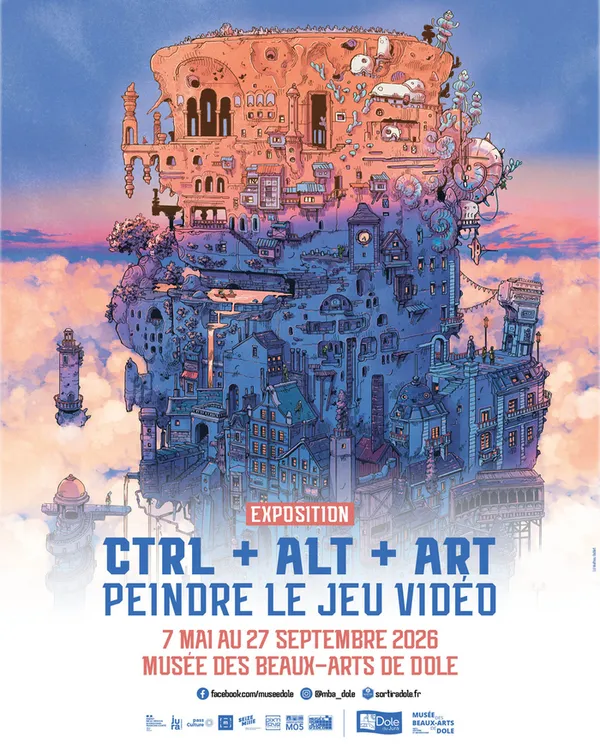 Exposition CRTL + ALT + ART - Peindre le jeu vidéo