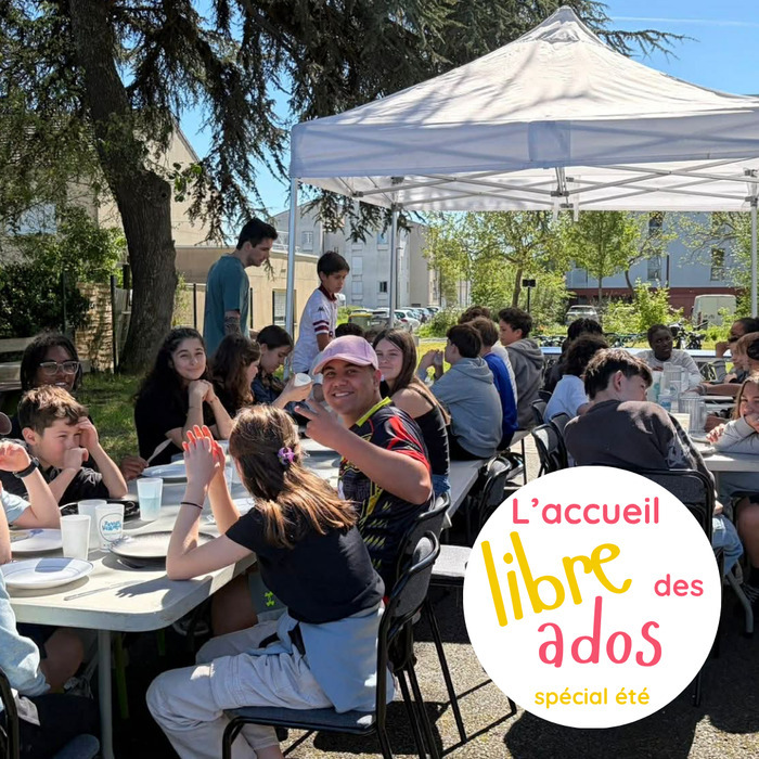 L'accueil libre des ados durant la saison estivale 👦👦🏾👧🏼