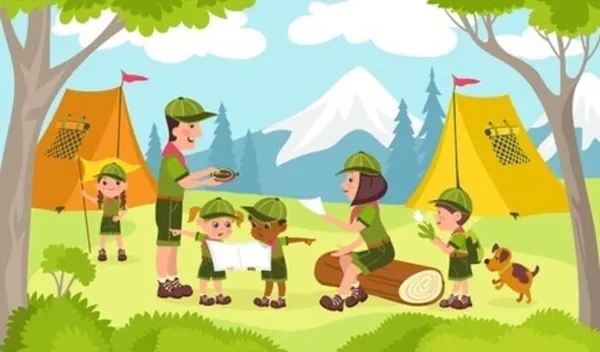 Les Explorateurs au camping