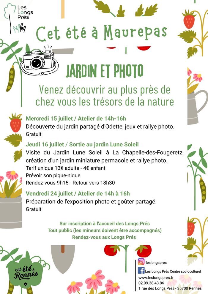 Jardin et photo