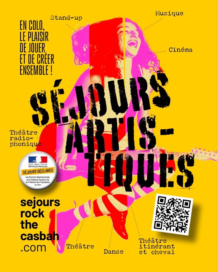 Colonies de vacances artistiques Rock The Casbah 2026