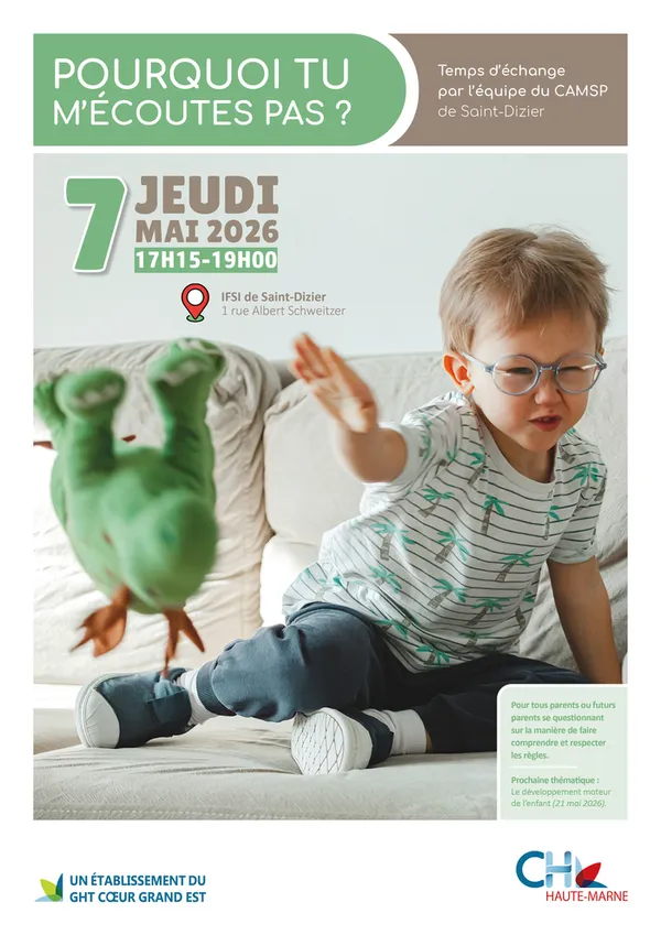 Temps d'échange parents sur l'accompagnement du développement psychomoteur de l'enfant