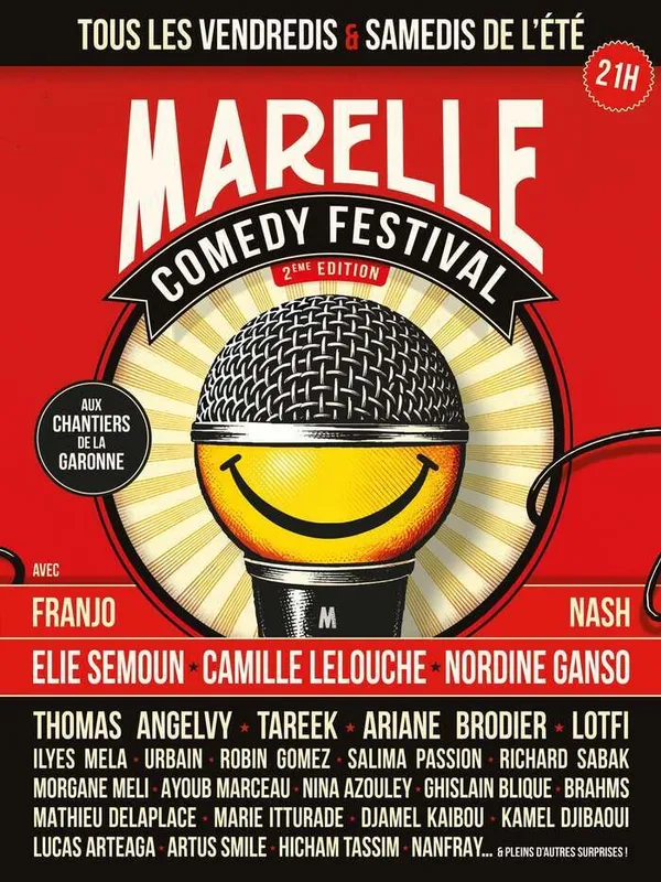 La Marelle Comedy Festival 🎤 aux Chantiers de la Garonne