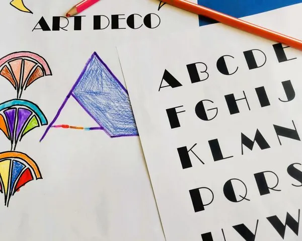 Atelier famille Typo Art Déco
