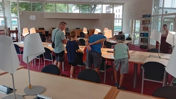 Visite en famille des Archives