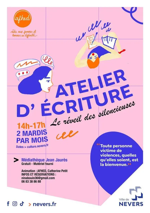 Le réveil des silencieuses - Atelier d'écriture