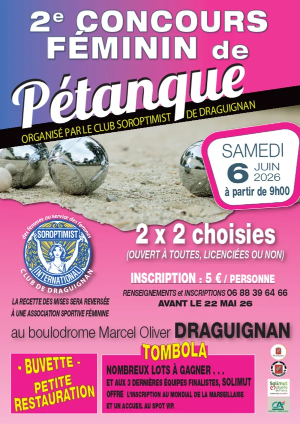2e Concours féminin de pétanque 2x2