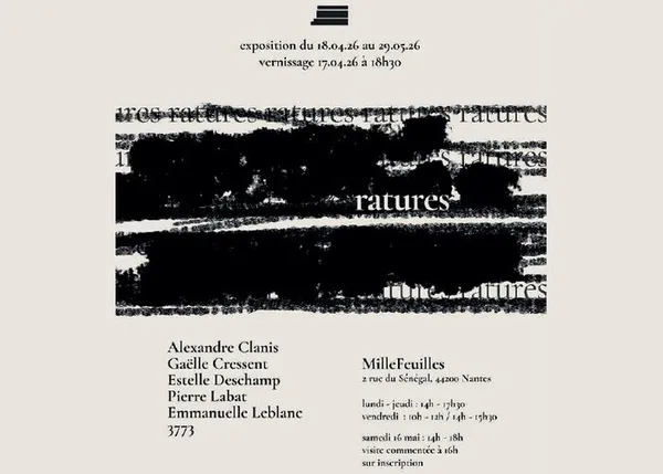 Ratures - Exposition collective