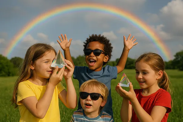 Arc-en-ciel et rayons cachés les secrets de de la lumière [Atelier scientifique]