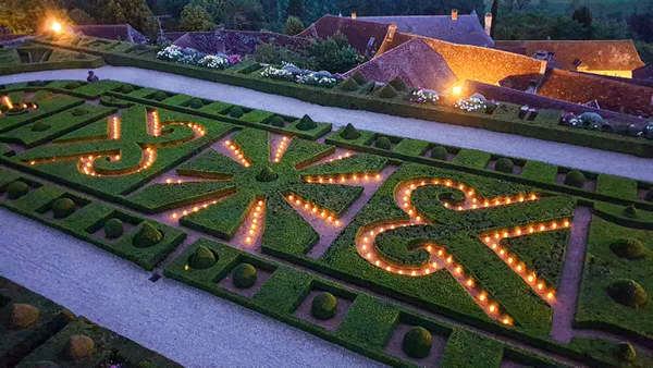 Soirée privée dans les jardins à la française