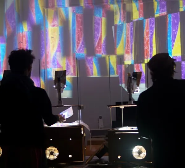 Atelier mapping : Projections lumineuses