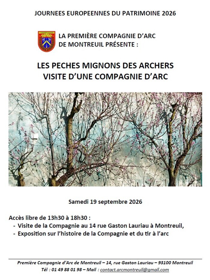 Les pêchers mignons des archers : visite d'une Compagnie d'Arc