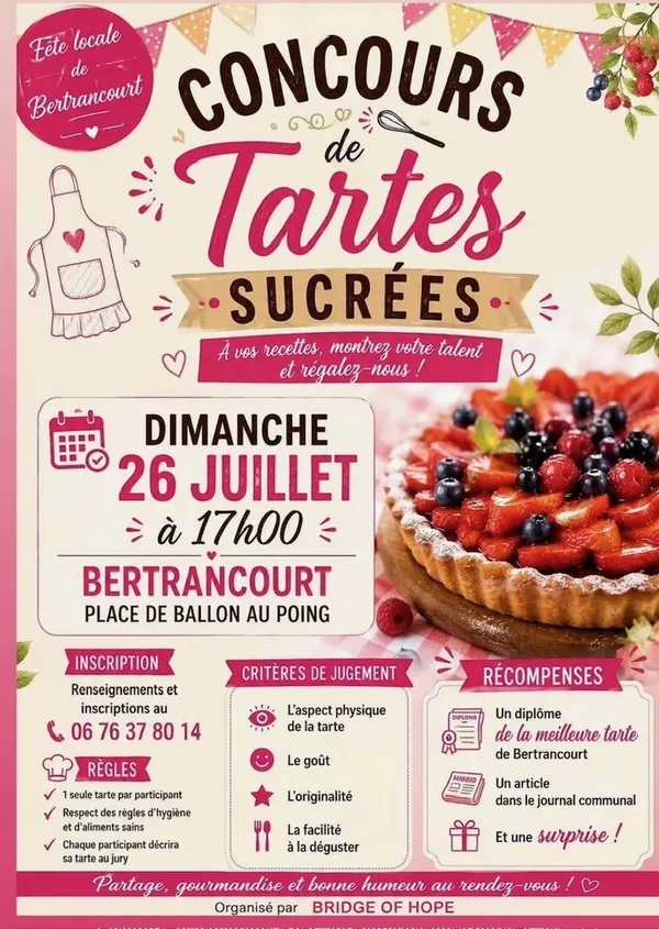 Concours de tartes sucrées