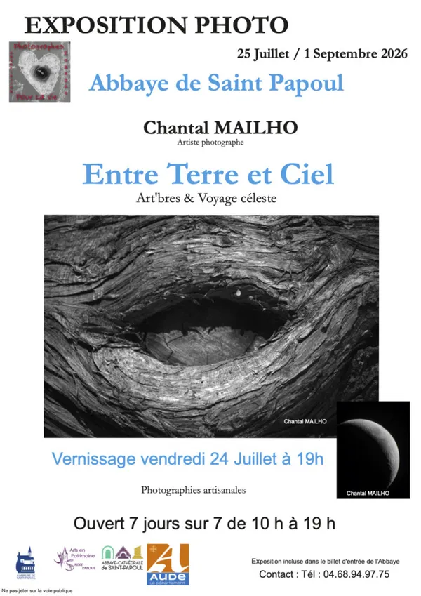 Exposition photos "Entre Terre et Ciel" de Chantal Mailho - Art'bres et Voyage céleste