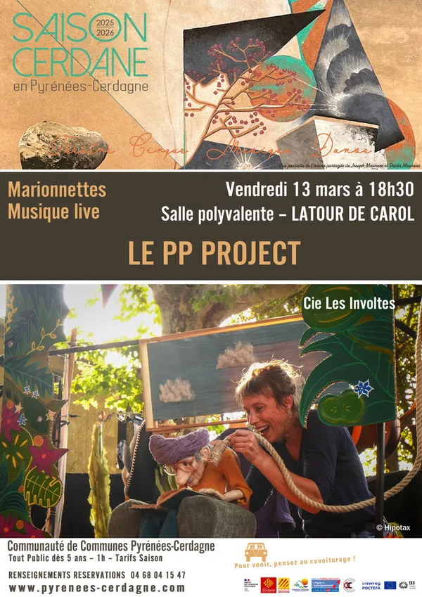 Saison Cerdane - Marionnettes & Musique live  : Le PP Project