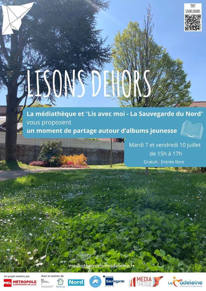 Lisons dehors à La Madeleine !