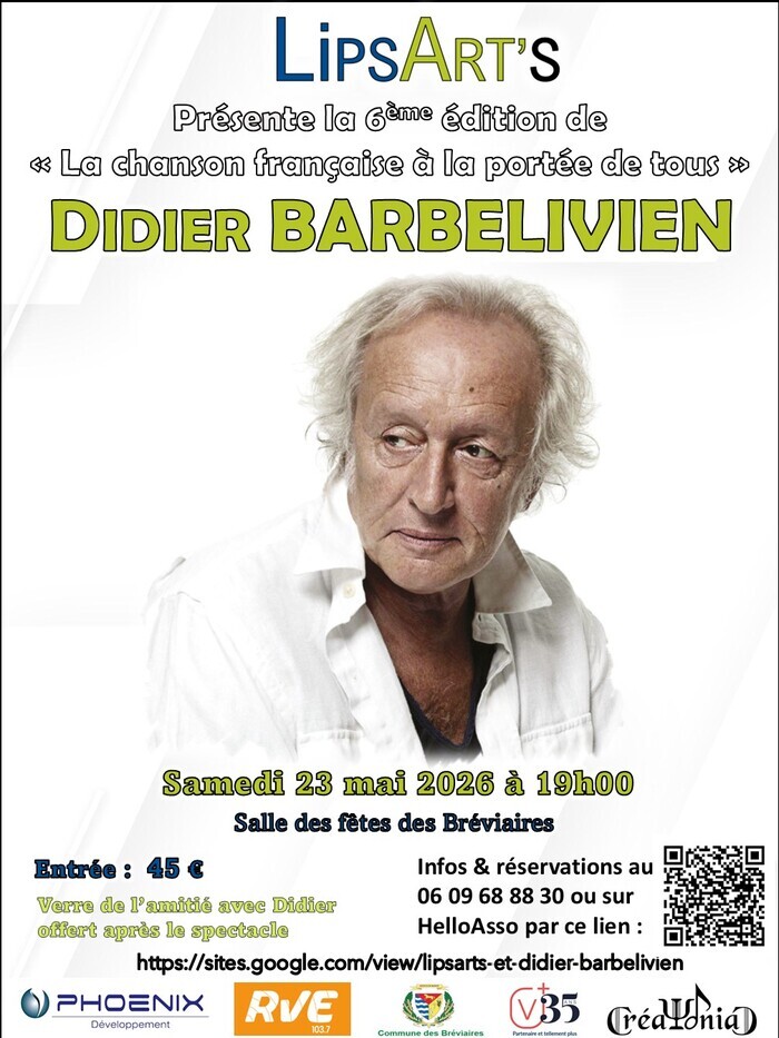 récital de Didier Barbelivien