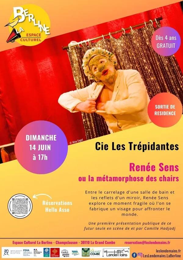 Sortie de résidence - Renée Sens ou la métamorphose des chairs - Cie Les Trépidantes