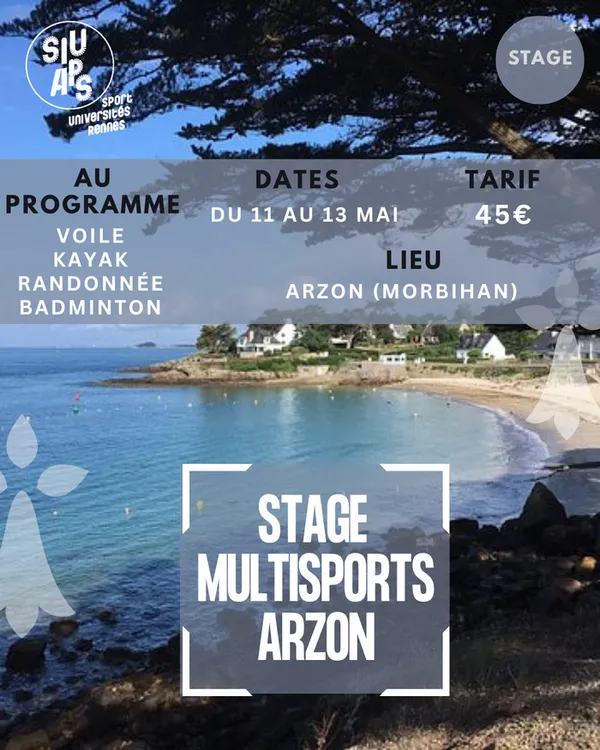Stage multisports dans le Golfe du Morbihan