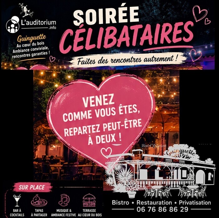 ✨ SOIRÉE CÉLIBATAIRE : RENCONTRES, JEUX & FUN ! ✨