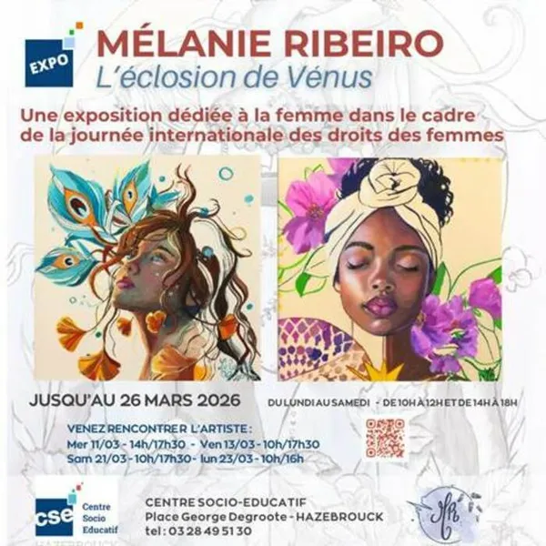 Exposition Mélanie Ribeiro - "L'éclosion de Vénus"