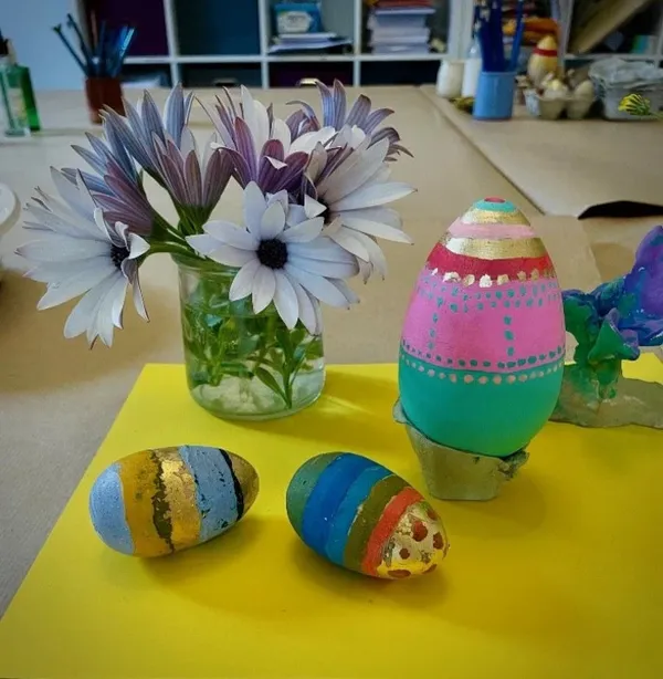Œufs de Pâques décorés