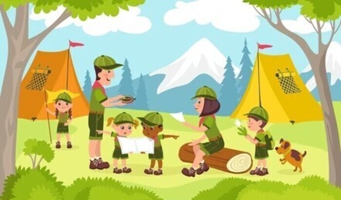 Les Explorateurs au camping