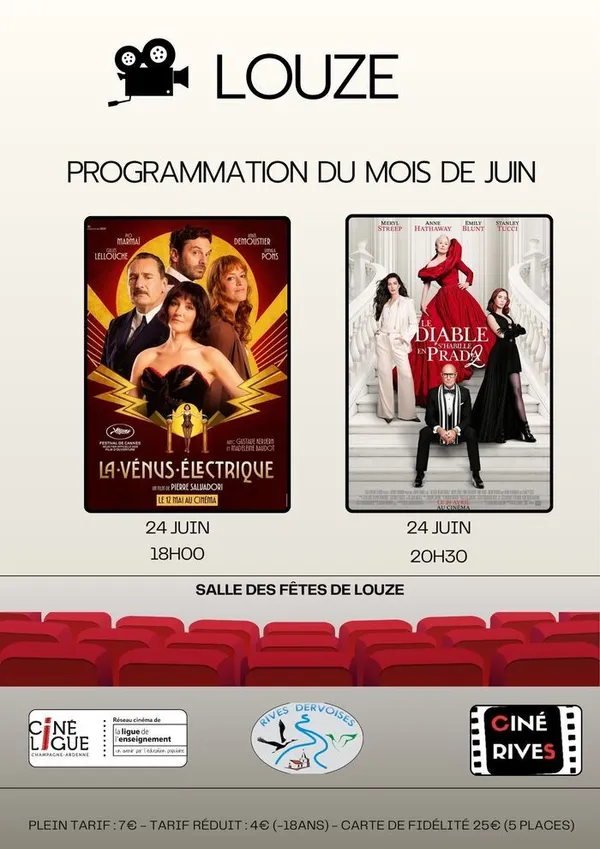 Cinéma itinérant à LOUZE (salle des fêtes)
