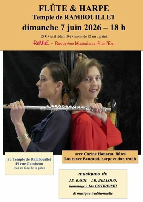 Concert flûte et harpe