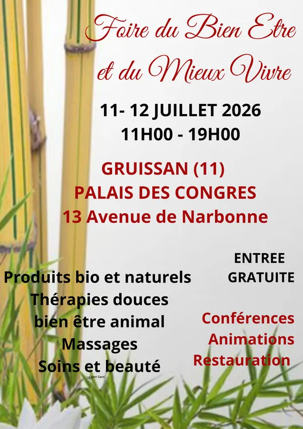 Foire du bien être et du mieux vivre