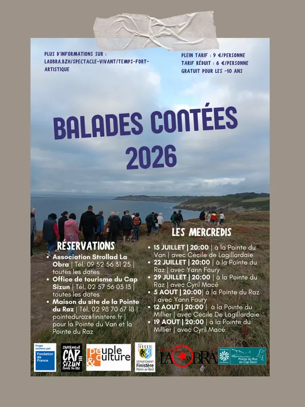 Balade contée - 12 août - Pointe du Millier