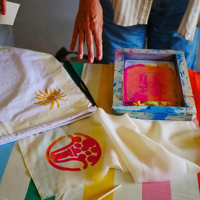 « Upcycling et impression textile aux motifs d’Hélène Henry »
