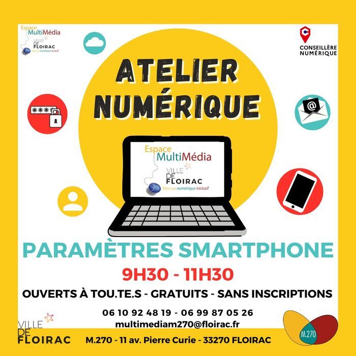 Atelier Numérique - Paramètres Smartphone