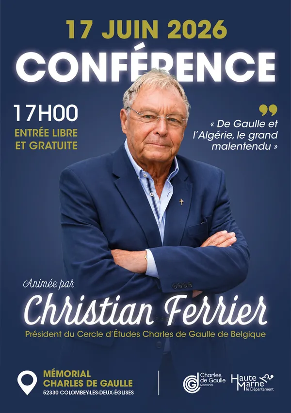 Conférence « De Gaulle et l'Algérie, le grand malentendu », Christian FERRIER