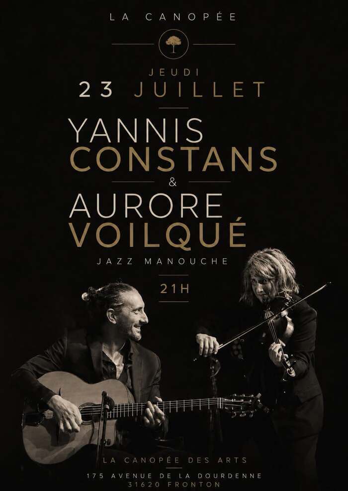 🎻✨ YANNIS CONSTANS & AURORE VOILQUÉ – JAZZ MANOUCHE À LA CANOPÉE 🔥