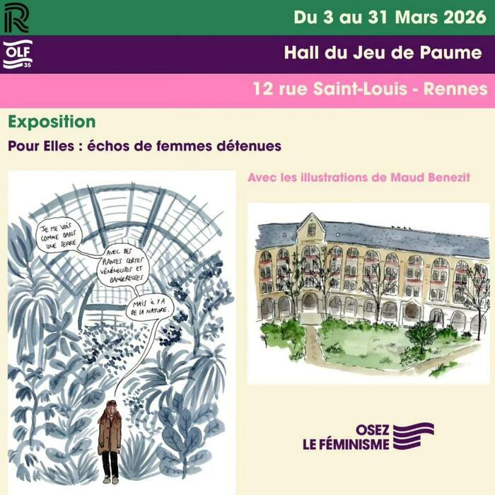 Exposition Pour Elles : échos de femmes détenues