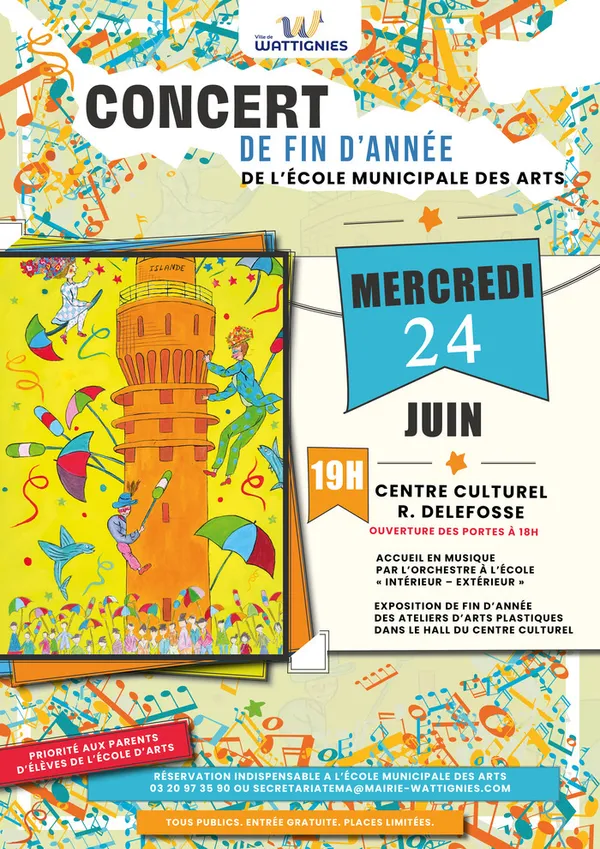 Concert de fin d'année de l'Ecole municipale des arts