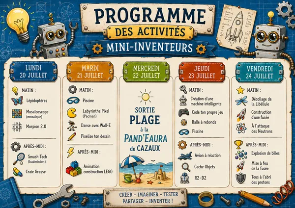 Programme d'activités des CP / CE1