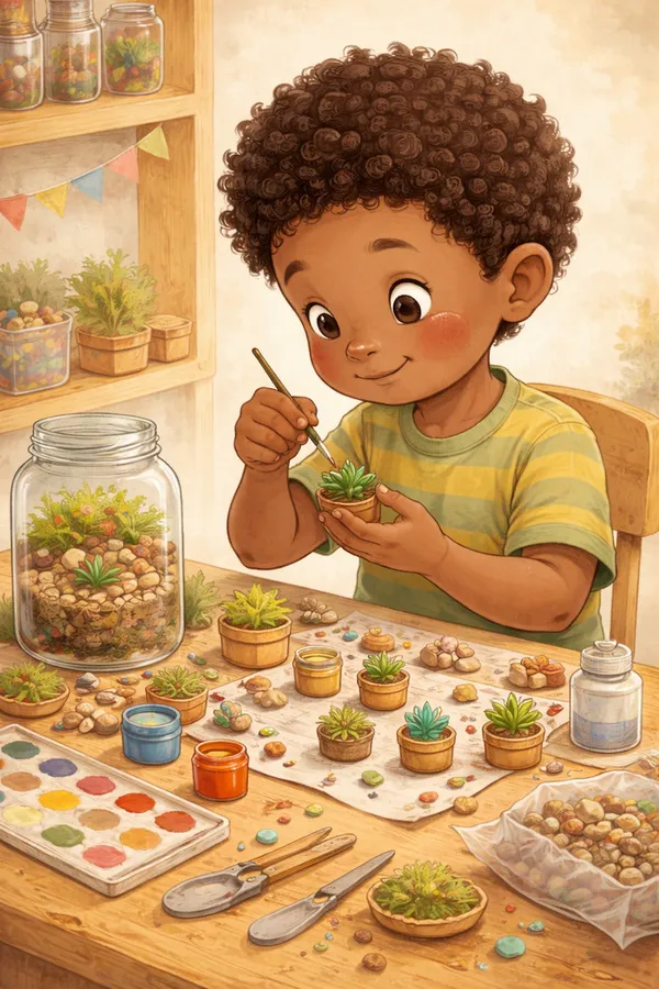 Atelier enfant : fabrique ton jardin de poche