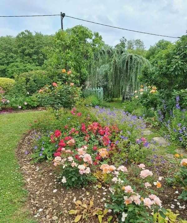 Visite du jardin de Ginette Bethery à Chablis