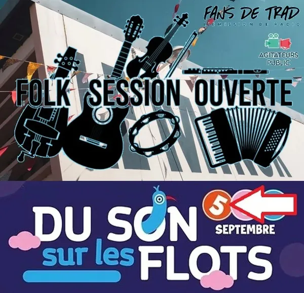 Folk Session Ouverte durant le festival Du Son Sur Les Flots