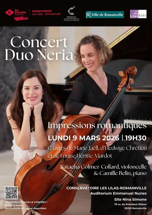Impressions romantiques - Concert du Duo Neria