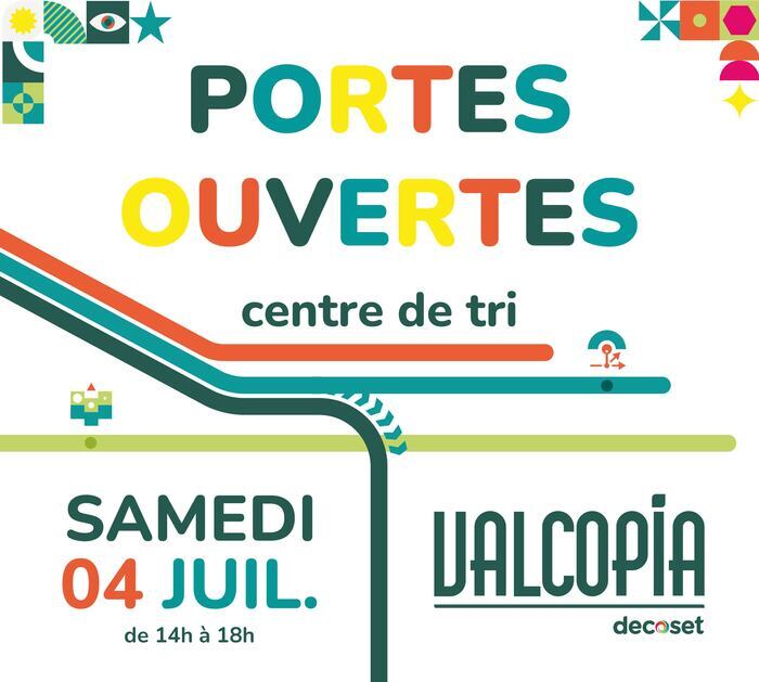 Portes ouvertes du centre de tri Valcopia
