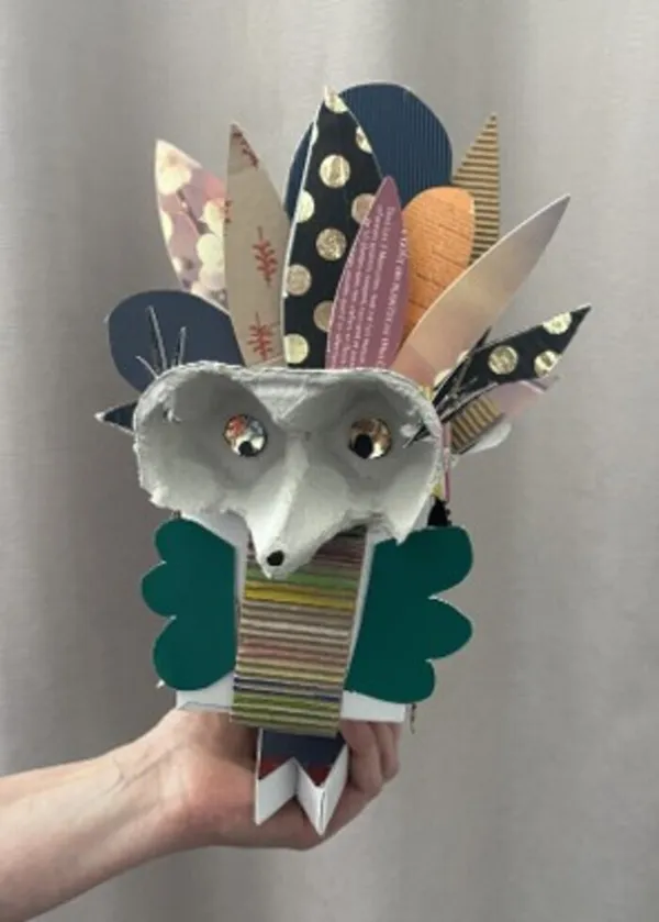 L’art du recyclé : volumes en papier et carton- atelier