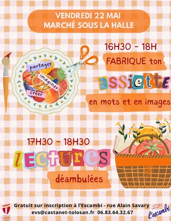 Fabrique ton assiette en mots et en images / Lectures déambulées