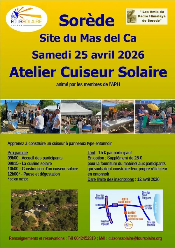 Atelier Cuiseur solaire